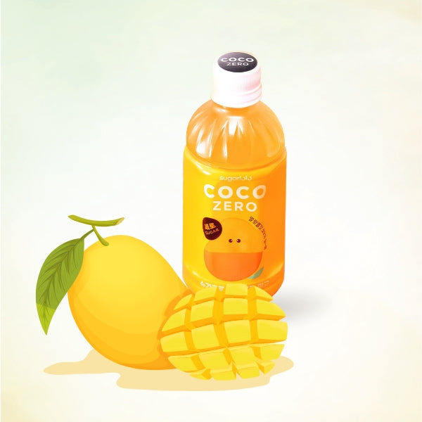 23105 : 슈가로로 코코 제로 (망고) : 4/6/340ml : Sugarlolo Coco Zero(MANGO)