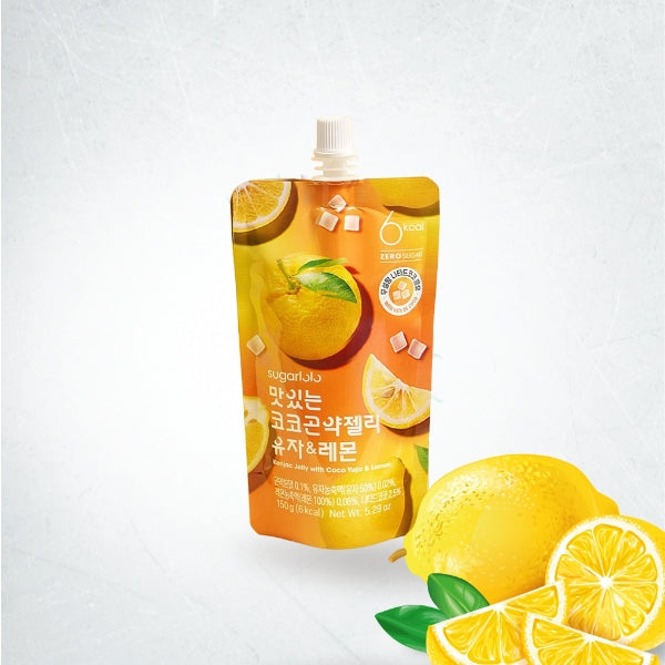 23253 : 슈가로로 곤약젤리 (유자&레몬) : 4/10/150ml(5.29oz) : SUGARLOLO KONJAC JELLY(GOLD KIWI & PINEAPPLE)