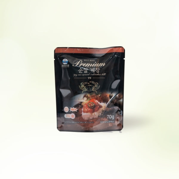 23970 : 프리미엄 순살 양념게장 : 30/70g(2.46oz) : FZN CRAB WITH SPICY SAUCE