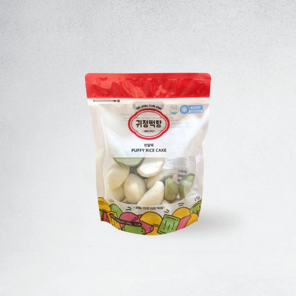 23977 : 귀정떡방/반달떡 : 10/500g(1.1Lb) : FZN PUFFY RICE CAKE