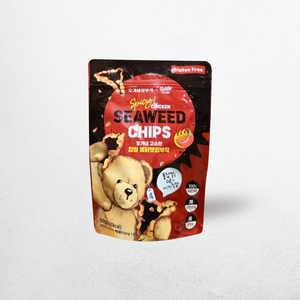 24254 : 오가네 찹쌀 김부각(불닭맛) 30/50g : CRISPY SEAWEED BUGAK(BULDAK)