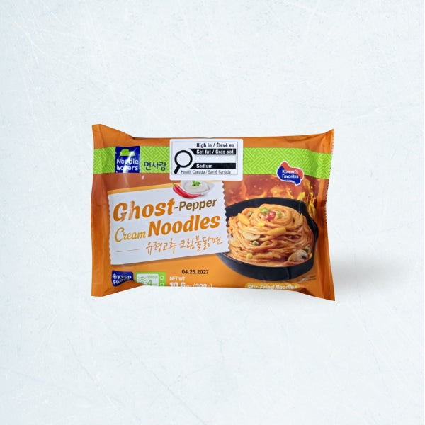 24864 : 면사랑(유령고추 크림불닭면) : 18/300g(10.58oz) : FZN SPICY CHILI NOODLES(CREAM BULDAK)