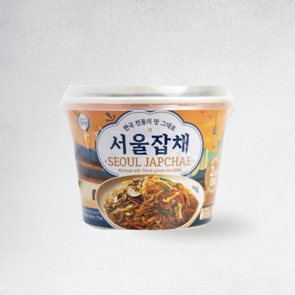 24885 : 서울잡채 : 6/204.5g : KOREAN STIR-FRIED GLASS NOODLES(BOWL)