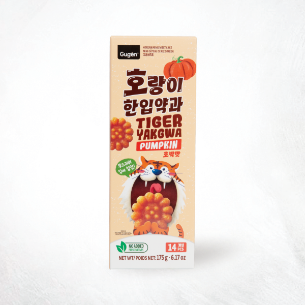 24973 : 호랑이 한입 약과(호박맛) 24/175g : (c)TIGER YAKGWA(PUMPKIN)