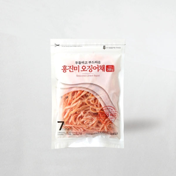 25188 : 홍진미(오징어채) : 20/200g : FZN SLICED SQUID (RED)