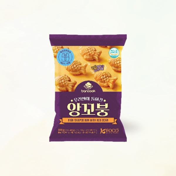 25318 : 반쿡/우리쌀이 들어간 앙꼬붕 : 30/300g : FZN BAKED SWEET MINI BUNS(RED BEAN)