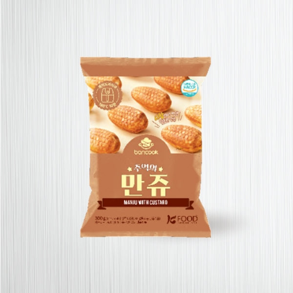 25321 : 반쿡/추억의 만쥬 : 30/300g : FZN BAKED SWEET MANJU(CUSTARD)