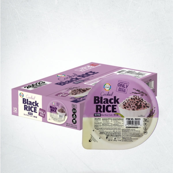 26023 : 흑미 즉석밥 : 12/210g(7.4oz) : COOKED BLACK RICE