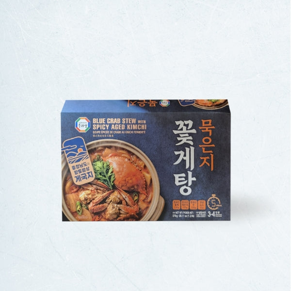 25897 : 묵은지 꽃게탕 : : 12/570g : FZN BLUE CRAB STEW WITH SPICY AGED KIMCHI