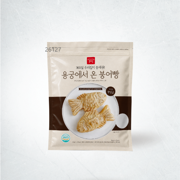 26127 : 용궁 붕어빵 (팥앙금) : : 10/560g(1.23Lb) : FZN BAKED SWEET BUNS(BUNG-EOPPANG)