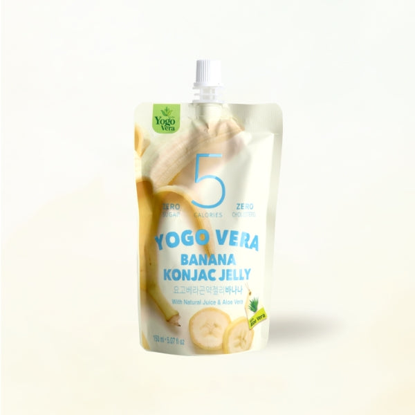 26185 : 요고베라 곤약젤리(바나나) : 4/10/150mL : YOGOVERA GON-YAGJELLI ( BANANA)