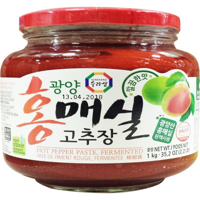Red Pepper Paste(Hong Maesil) 12/1kg 홍매실 고추장(광양)