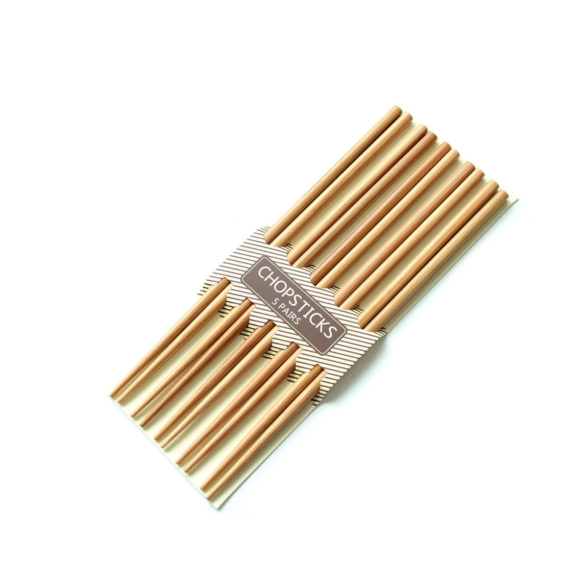 Bamboo Chopstick (Natural) 10/5Pairs 대나무 젓가락 (내추럴 민자)