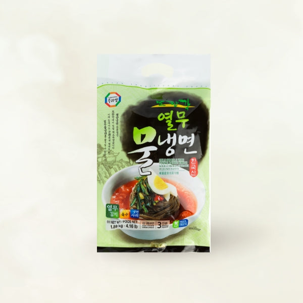 31209 : 모란각/열무 물냉면 : 6/1.89kg : FZN RADISH COLD NOODLE SOUP