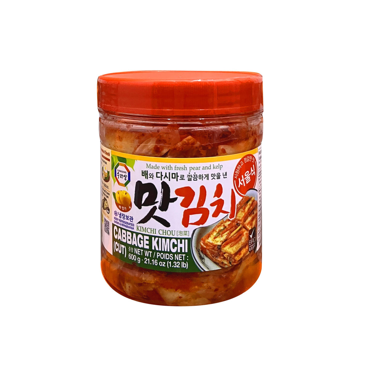 31553 : 맛김치(서울식) : 12/600g : SLICED KIMCHI(SEOUL)