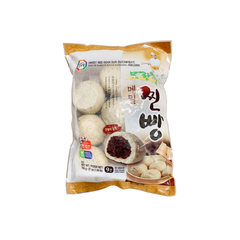 33024 모란각 메밀 찐빵 10/765g Fzn MR Steamed Bun(Buckwheat)