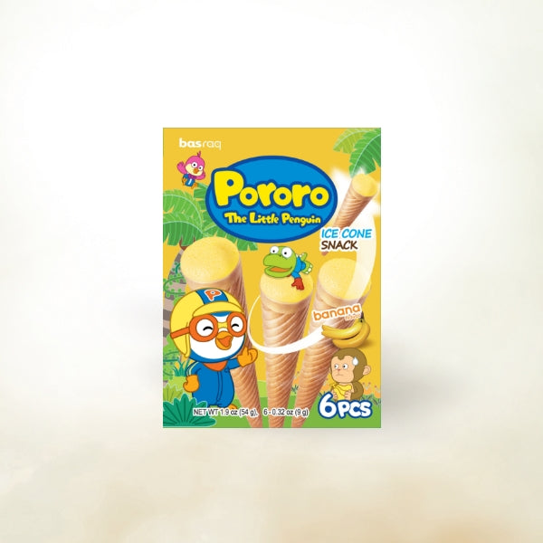34048 : 뽀로로아이스콘스낵 (바나나) : 20/54g : PORORO ICECORN SNACK (BANANA)