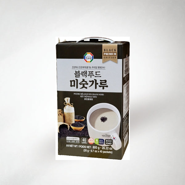 34974 : 블랙푸드 미숫가루 : 8/40/20g : ROASTED GRAIN POWDER(BLACK)
