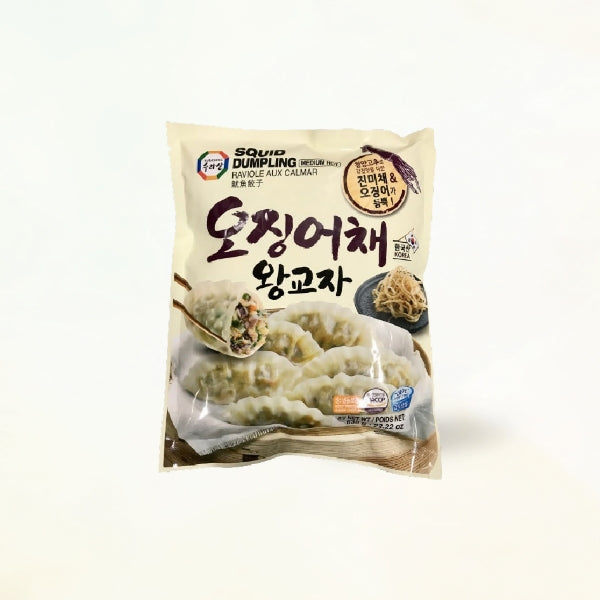 35488 : 수라상 왕교자(오징어채) : 10/630g : FZN BIG GYOJA MANDU (SHREDDED SQUID)