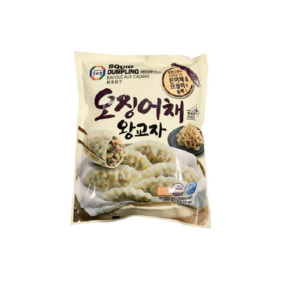 35488 : 수라상 왕교자(오징어채) : 10/630g : FZN BIG GYOJA MANDU (SHREDDED SQUID)