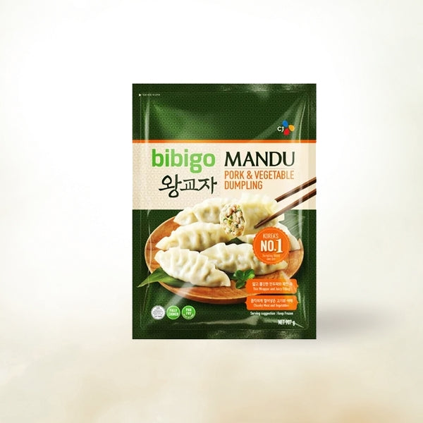 BS0011 : 비비고 왕교자(PORK) : 12/907g : FZN BBG BIG GYOJA MANDU(PORK)