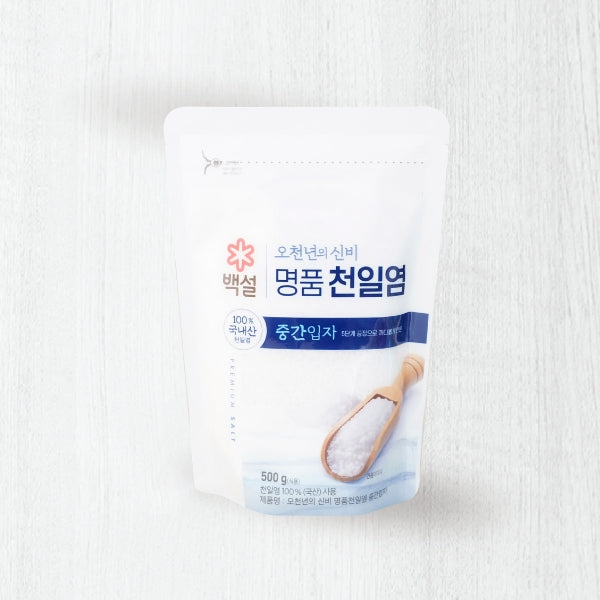 BS0341 : 오천년의 신비(명품 천일염)(중간) : 12/500g : PREMIUM SALT(MEDIUM)