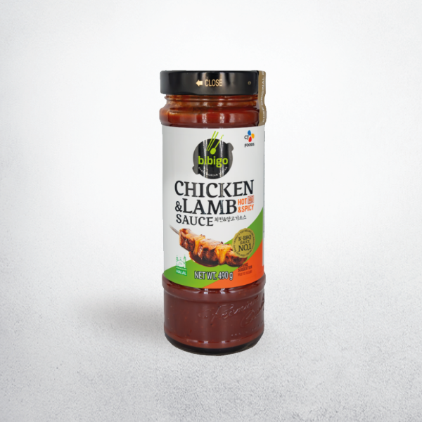 BS0426 : 비비고 치킨앤램양념(핫스파이시) : 12/490g BBG CHICKEN & LAMB SAUCE(HOT & SPICY)
