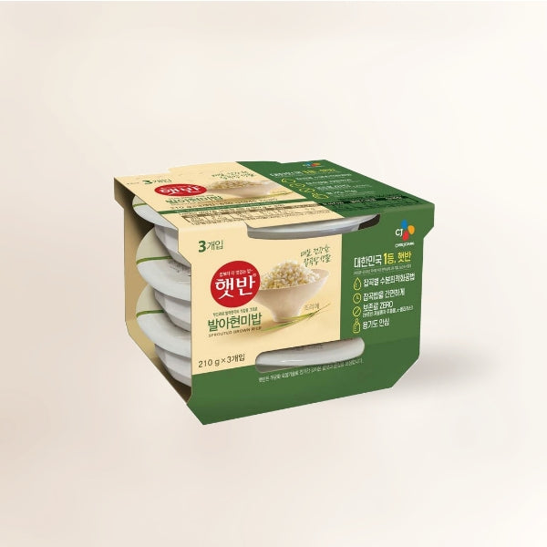 BS0919 : 햇반(발아 현미밥) : 12/3/210g COOKED BUDDING BROWN RICE