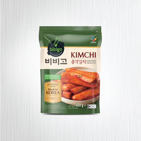 BS2032 : 비비고 총각김치 : 12/450g : BIBIGO RADISH KIMCHI