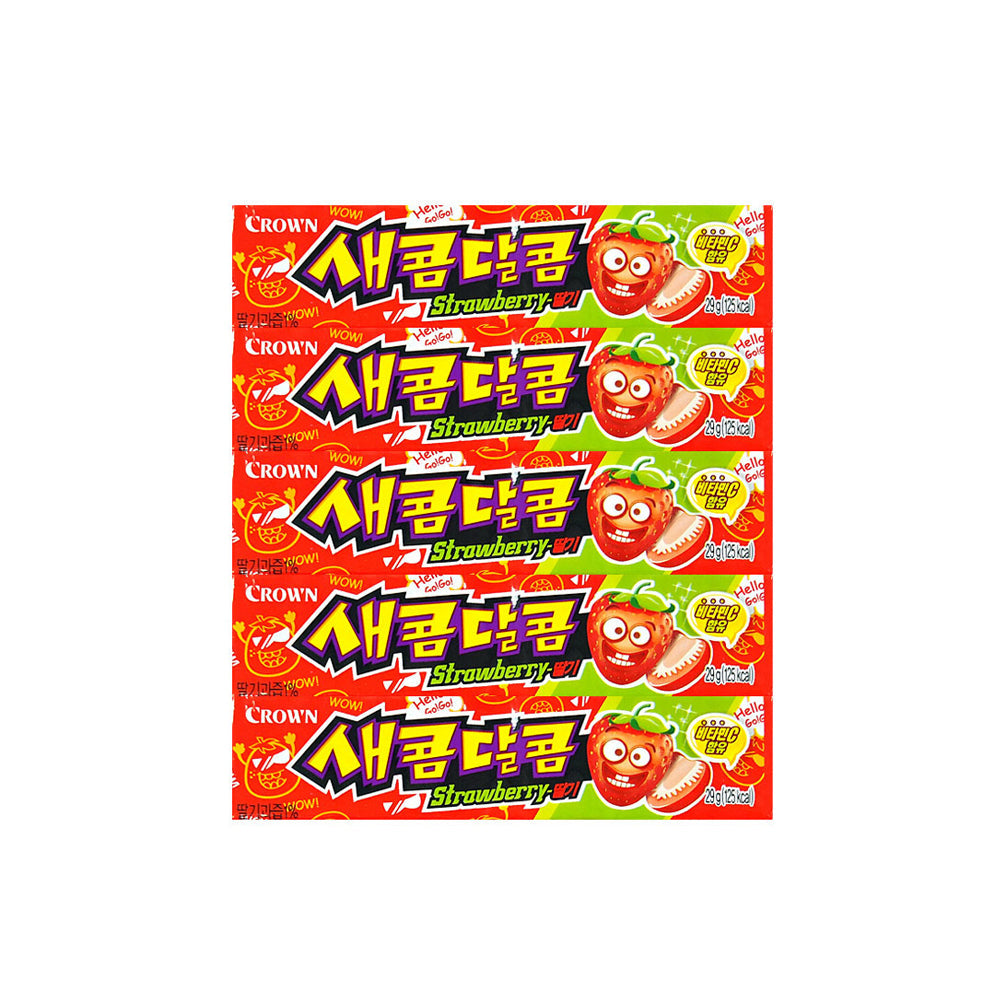 CRC108 : 새콤달콤(딸기) : 6/15/29g : SWEET AND SOUR CANDY(STRAWBERRY)