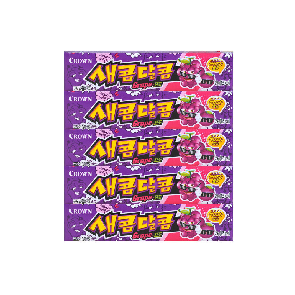 CRC109 : 새콤달콤(포도) : 6/15/29g : SWEET AND SOUR CANDY(GRAPE)