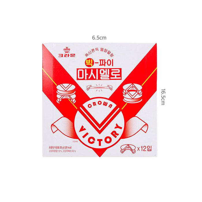 CRP105 : 빅파이(메시멜로) : 12/222g : BIG PIE (MARSHMALLOW)