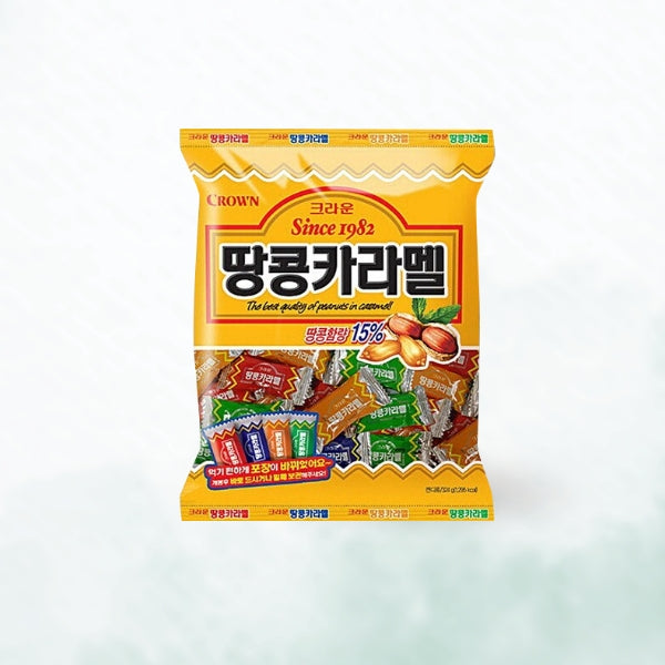 CRS106N : 땅콩카라멜 캔디 : 6/324g : TTANGKONG CARAMEL CANDY