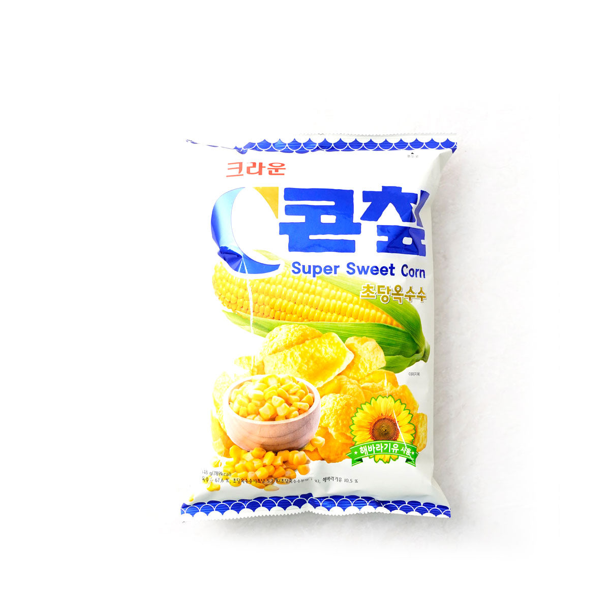 CRS107 : 콘칩(초당 옥수수) : 12/148g : CORNCHIP(CORN)