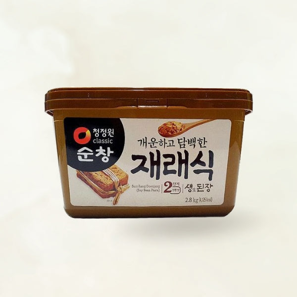 CW201 : 순창 재래식 생된장 : 4/2.8kg : SOONCHANG TRADITIONAL SOY BEAN PASTE