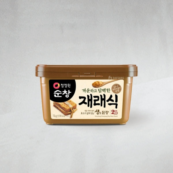 CW202 : 순창 재래식 생된장 : 12/1kg : SOONCHANG TRADITIONAL SOY BEAN PASTE
