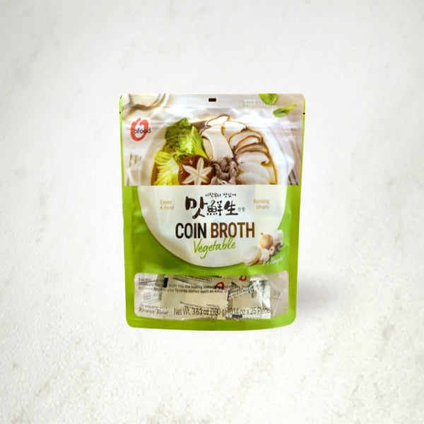 CW447 : 맛선생코인육수(야채) : 10/25/4g : COIN BROTH(VEGETABLE)