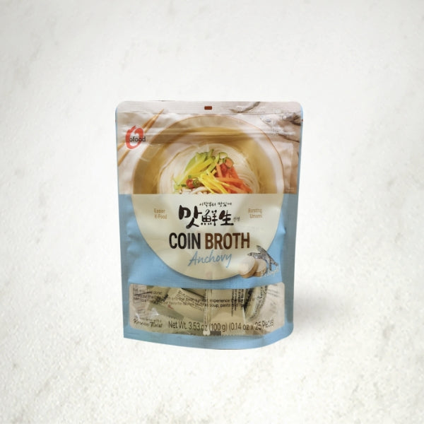 CW449 : 맛선생코인육수(멸치) : 10/25/4g : COIN BROTH(ANCHOVY)
