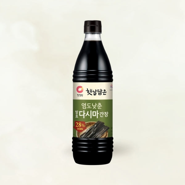CW706 : 햇살담은(다시마 간장) : 12/840ml : HETSSAL KELP SOY SAUCE(LESS SALT)