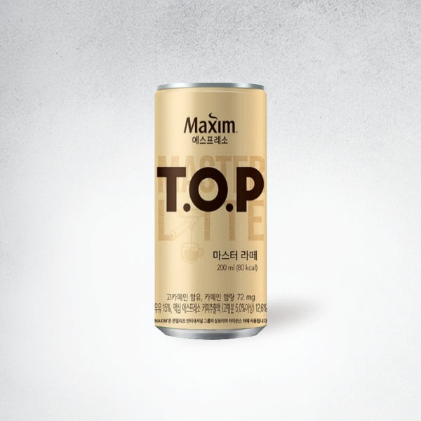 DS4004 : 맥심 TOP(마스터라떼) : 6/6/200ml : MAXIM T.O.P(MASTER BLEND)