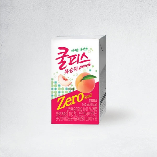 DW155 : 쿨피스 제로 테트라 (복숭아) : 24/140ml : COOLPIS ZERO TETRA(PEACH)