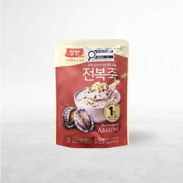 DW215 : 양반죽(전복죽) : 20/420g : YANGBAN PORRIDGE(ABALONE)