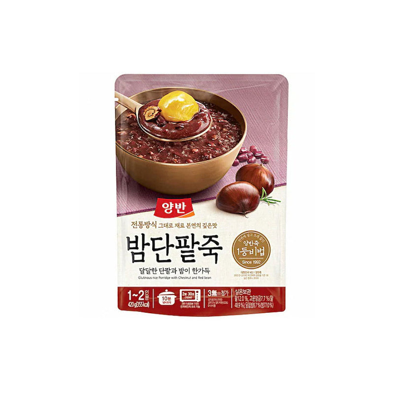 DW217 : 양반죽(밤단팥죽) : 20/420g : YANGBAN PORRIDGE(RED BEAN/CHESTNUT)