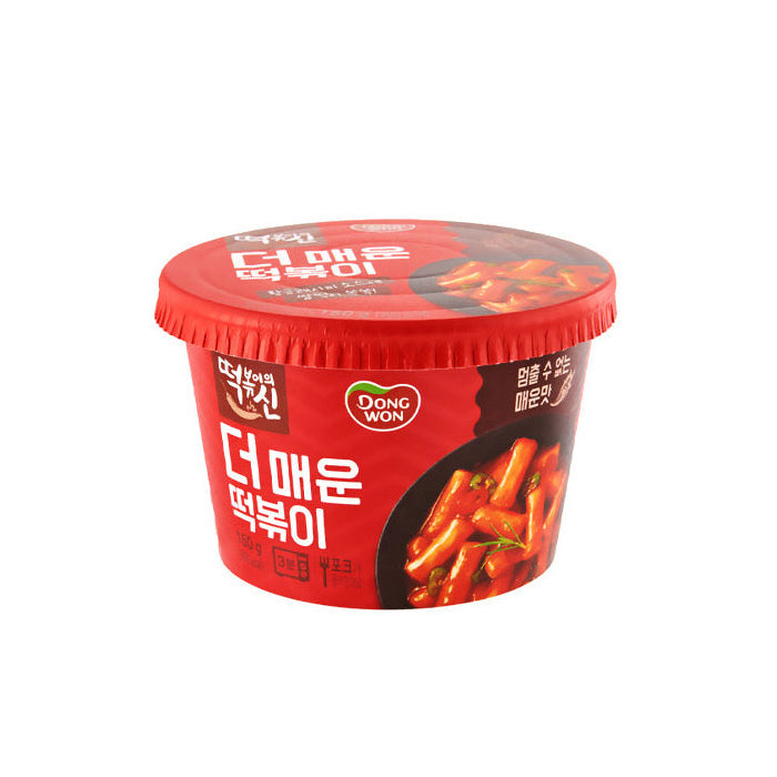 DW338 : 떡볶이의신(더매운) : 16/120g :YANGBAN SPICY TTEOKBOKKI CUP