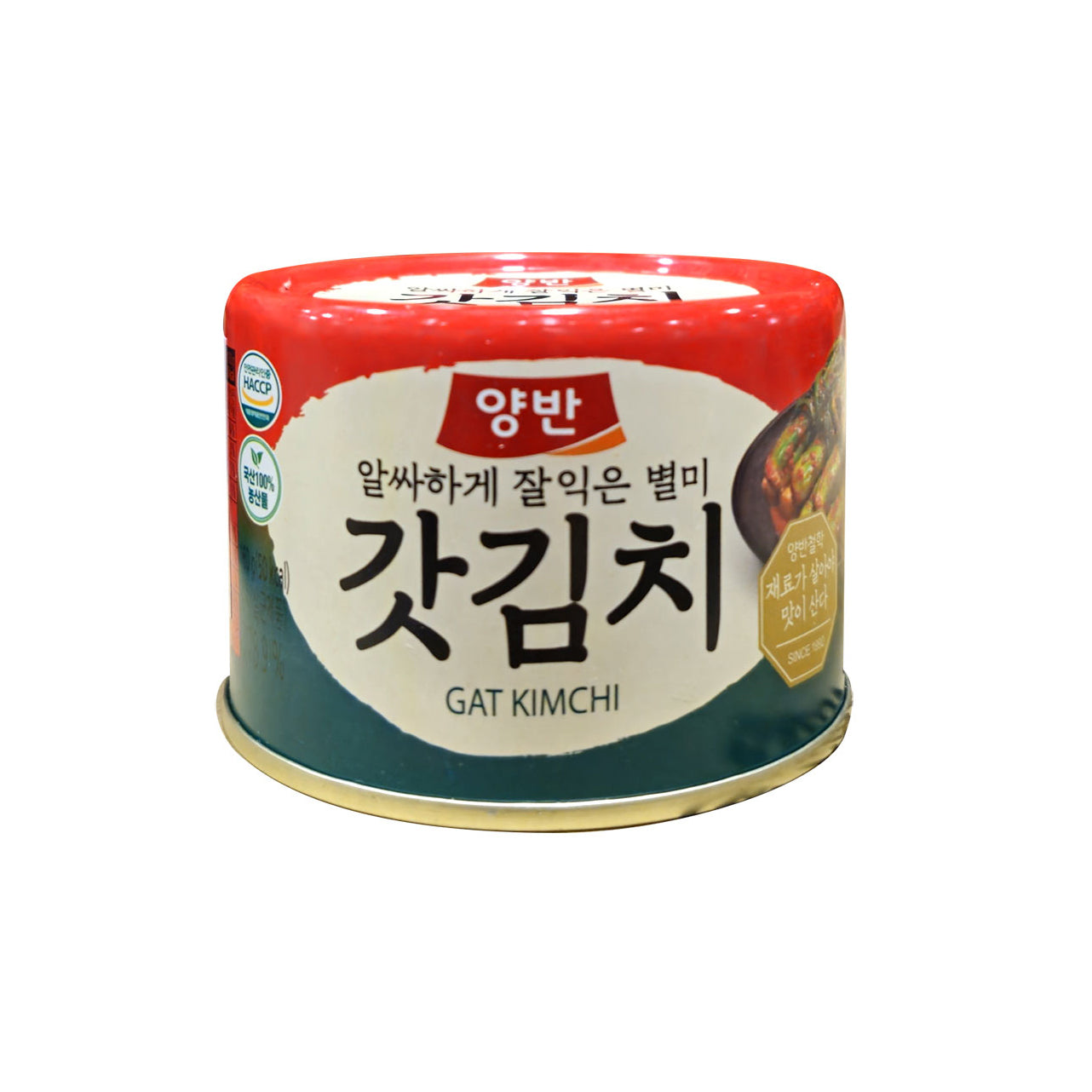 DW408 : 양반 갓김치(캔) : 48/160g : CANNED MUSTARD LEAVES KIMCHI