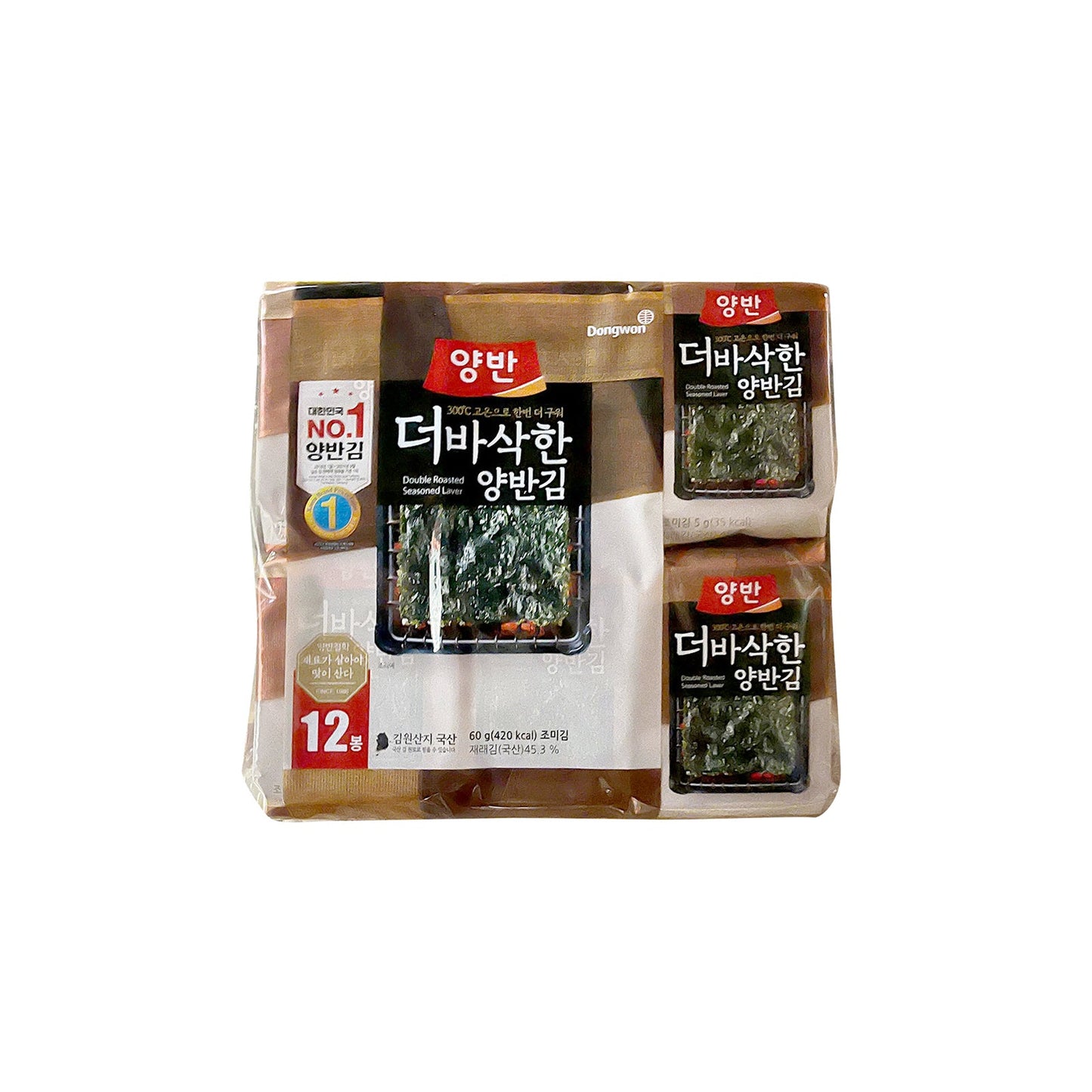 DW563 : 더바삭한김(도시락) : 10/12/8st(5g) : ROASTED LAVER(12P)