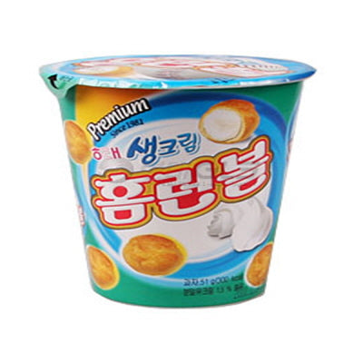HT127 : 홈런볼컵(생크림) : 30/46g : HOMERUNBALL CUP(CREAM )