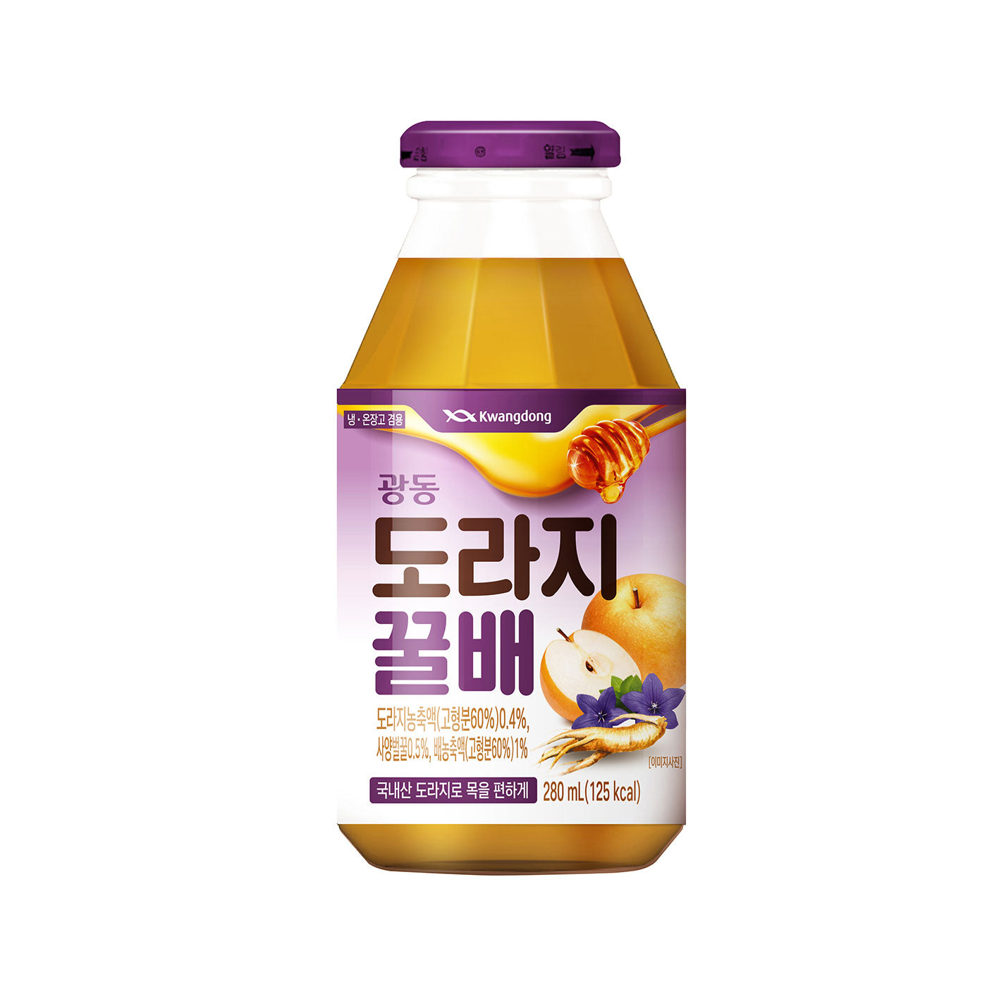 K0010 도라지 꿀배 20/280ml BALLON FLOWER WITH PEAR DRINK
