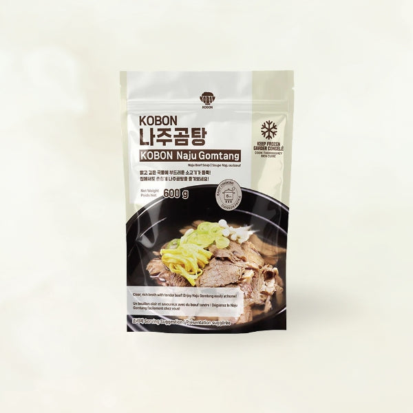 KB-005 : 코본 나주곰탕 : 30/600g : FZN NAJU BEEF SOUP