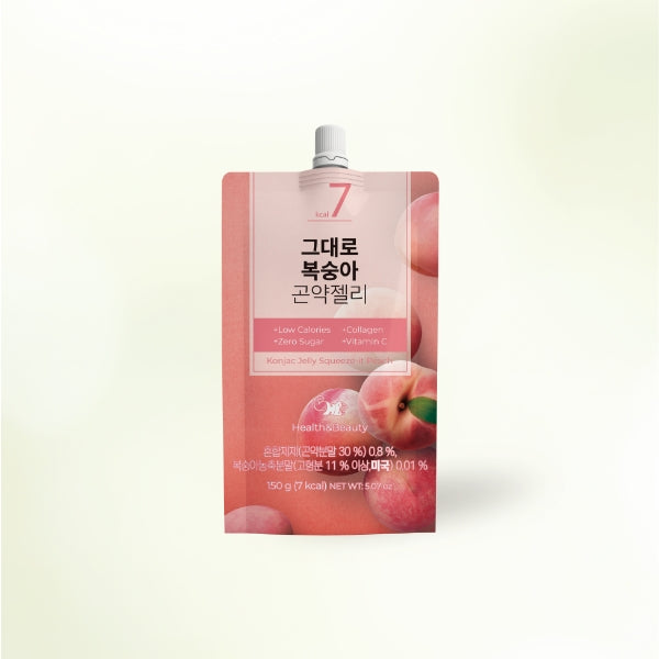 KT1024 : 곤약젤리 (복숭아맛) : 6/10/150ml : KONJAC JELLY (PEACH)